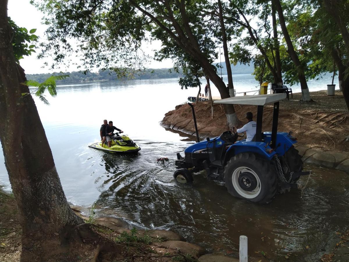 Apartamento Do Lago, Com Churrasqueira Privativa , Cozinha , Internet Banda Larga, Rampa Barco E Jet, Pesqueiro - B101 Caldas Novas Eksteriør billede